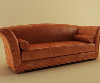 Simple European Style Three-seat Sofa-ID:441242355