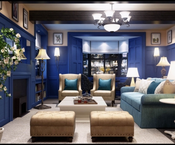 American Style A Living Room-ID:934334763