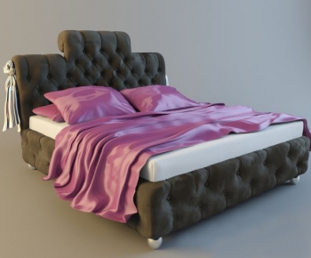 New Classical Style Double Bed-ID:532217637