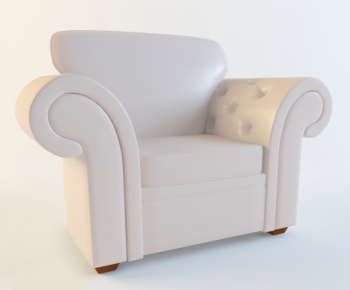 European Style Single Sofa-ID:990681616