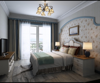 Mediterranean Style Bedroom-ID:436992822