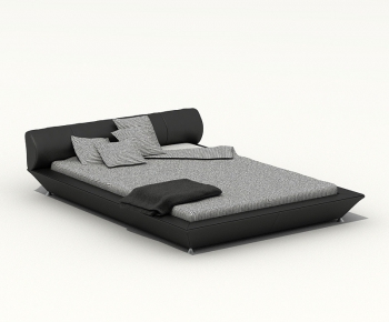 Modern Double Bed-ID:524103923