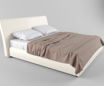 Modern Double Bed-ID:862393349