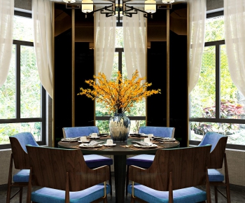 New Chinese Style Dining Room-ID:845628675