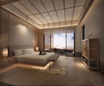 Japanese Style Bedroom-ID:186782613