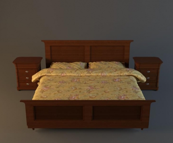 Modern Double Bed-ID:132529916