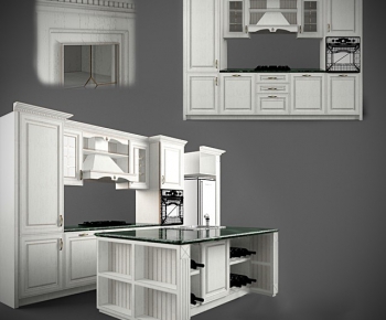 European Style Kitchen Cabinet-ID:852409239