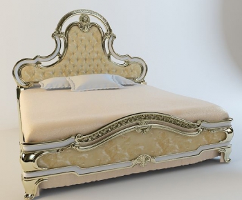 European Style Double Bed-ID:757382442