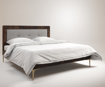 Modern Double Bed-ID:856732387