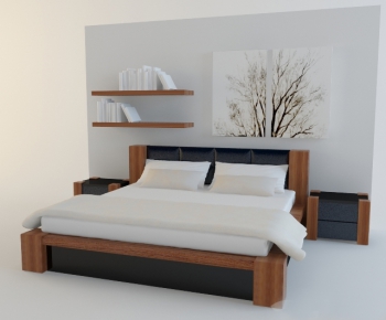 Modern Double Bed-ID:181264586