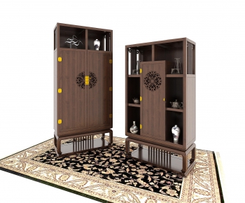 New Chinese Style Side Cabinet/Entrance Cabinet-ID:155289239