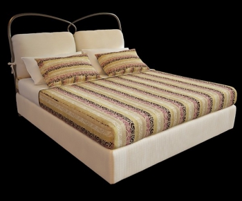 Modern Double Bed-ID:182473594