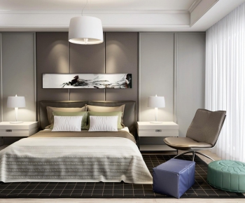 Modern Nordic Style Bedroom-ID:362400743