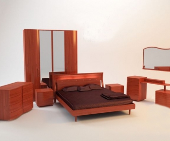 Simple European Style Child's Bed-ID:163949653