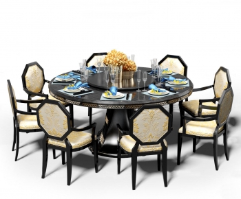 New Chinese Style Dining Table And Chairs-ID:455334751