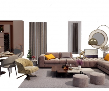 Modern Sofa Combination-ID:937798379