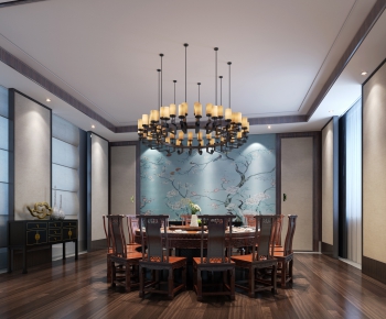 New Chinese Style Dining Room-ID:582898285