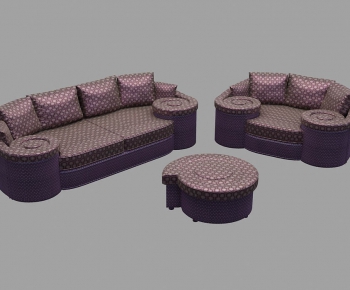 Simple European Style A Sofa For Two-ID:276183759
