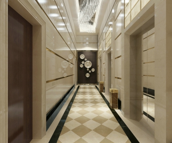 Modern Corridor/elevator Hall-ID:777553456