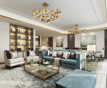 Modern Hong Kong Style A Living Room-ID:839650254