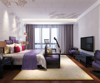 New Chinese Style Bedroom-ID:430697519