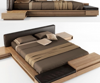 Modern Double Bed-ID:555104584
