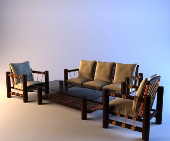 Idyllic Style Southeast Asian Style Sofa Combination-ID:207587183