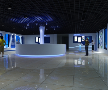 Modern Exhibition Hall-ID:380920866