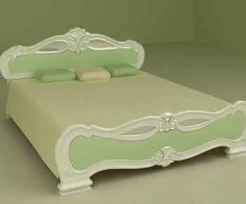 European Style Double Bed-ID:950341681