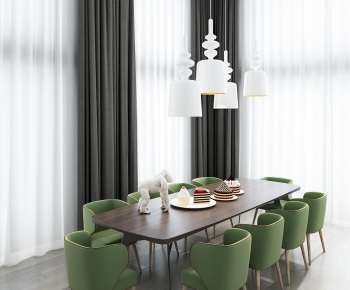 Modern Nordic Style Dining Room-ID:563419265