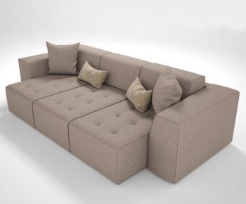 Modern Three-seat Sofa-ID:760810881