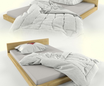 Modern Double Bed-ID:859544995