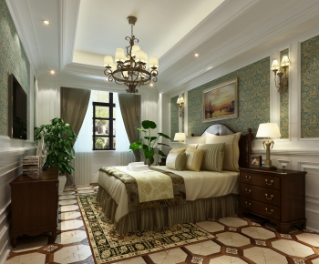 American Style Bedroom-ID:184608491