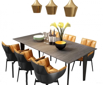 Modern Dining Table And Chairs-ID:690766159