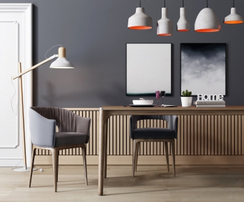 Nordic Style Dining Table And Chairs-ID:689202693