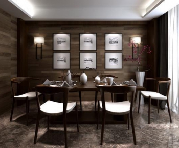 Modern New Chinese Style Dining Room-ID:688597943