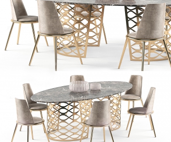 Modern Dining Table And Chairs-ID:914492756