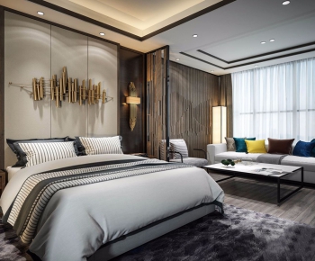 New Chinese Style Bedroom-ID:187998399
