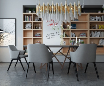 Modern Dining Table And Chairs-ID:359270455