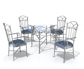 Simple European Style Leisure Table And Chair-ID:693700542