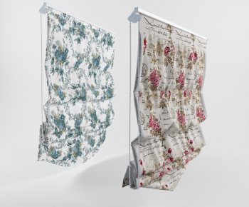 Modern American Style Idyllic Style Folding Curtain-ID:801256516