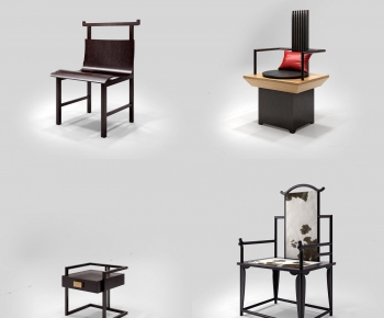 New Chinese Style Single Chair-ID:286112735
