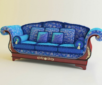 European Style Three-seat Sofa-ID:484038942