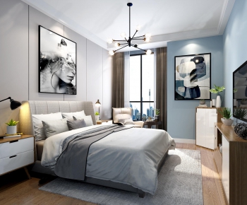 Nordic Style Bedroom-ID:406151125