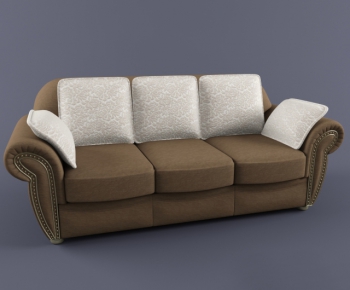 European Style Three-seat Sofa-ID:533549878