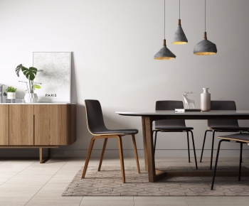 Nordic Style Dining Table And Chairs-ID:623597853