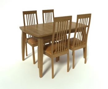 Modern Dining Table And Chairs-ID:880015291