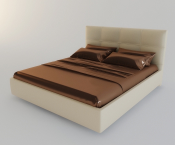 Modern Double Bed-ID:972267956