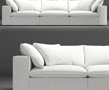 Modern Three-seat Sofa-ID:992265626