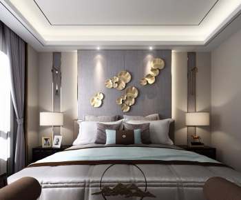 New Chinese Style Bedroom-ID:302793118